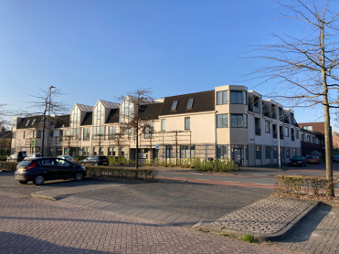 Het gebouw voor de werkzaamheden